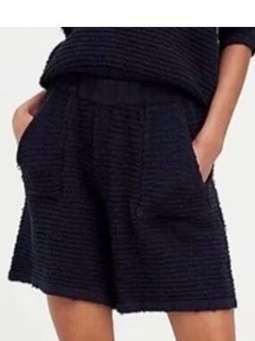 ☀️3/$25 free people  Carter Sweater shorts beach - Navy size medium